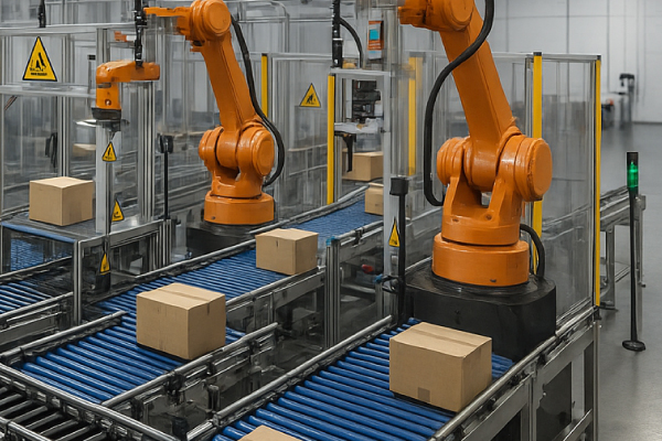 Custom Conveyor system designed by Vertex-Automation