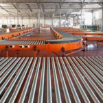 Roller conveyor belt design assembly