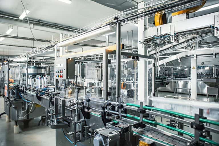 Table top conveyor overhead Delta robot plc system integrator